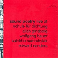 cd: sound poetry live at schule für dichtung